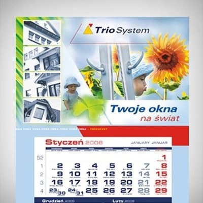 Kalendarz Trio System