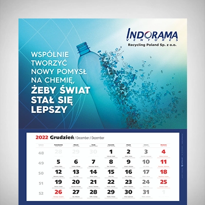 Kalendarz Indorama Recykling